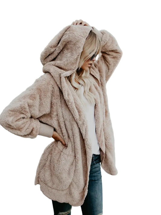 Veste Femme Hiver Capuche Coupe Ajustée - Foivo