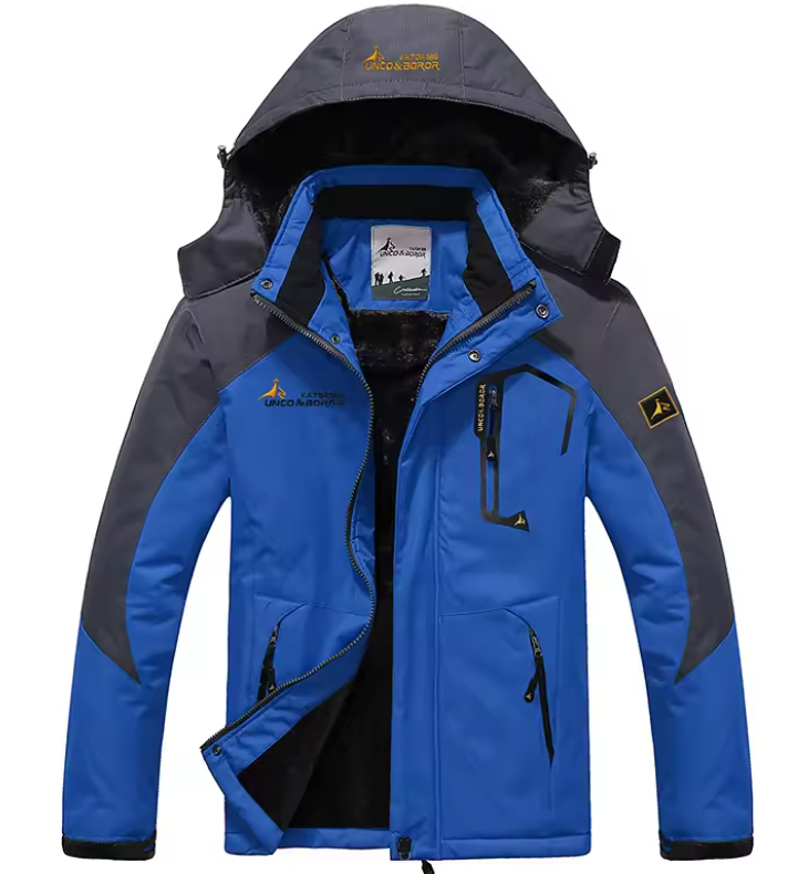 Veste de ski pour hommes avec capuche moderne 2
