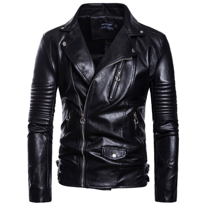 Veste Homme Cuir Souple Coupe Moderne - Foivo