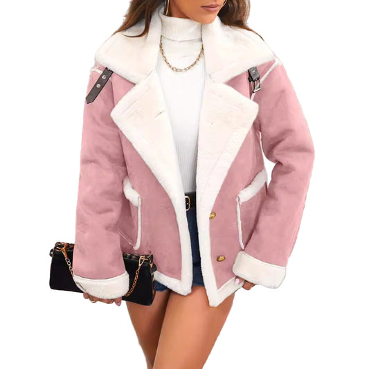 Veste Femme Fausse Fourrure Coupe Oversized - Foivo