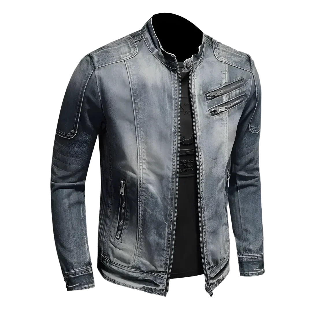 Veste Jean Homme Coupe Moderne Hiver - Foivo