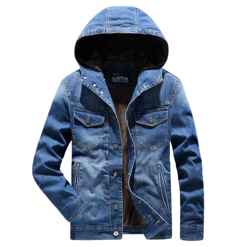 Veste Homme Denim Coupe Décontractée - Foivo
