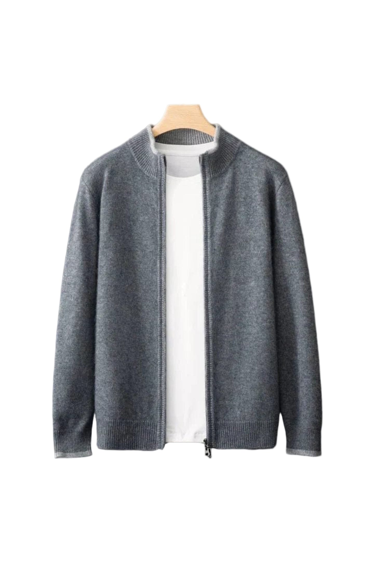 Veste Homme Minimaliste Fermeture Éclair Coupe Ajustée - Foivo