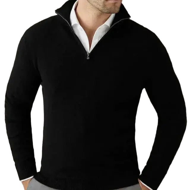 Veste Homme Zip Demi-Longue Coupe Ajustée - Foivo