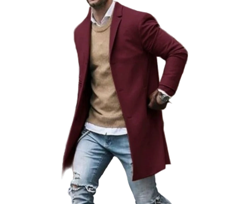Veste Homme Laine Résistante Coupe Slim - Foivo
