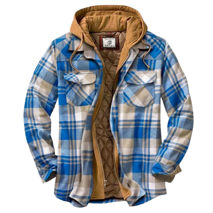 Veste Homme Flanelle Coupe Classique - Foivo