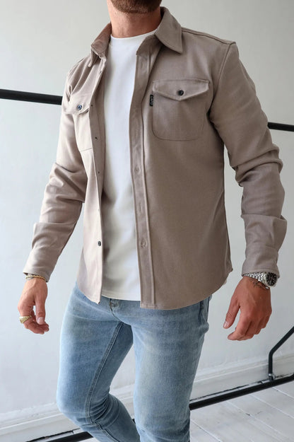 Veste pour hommes moderne à boutons 2
