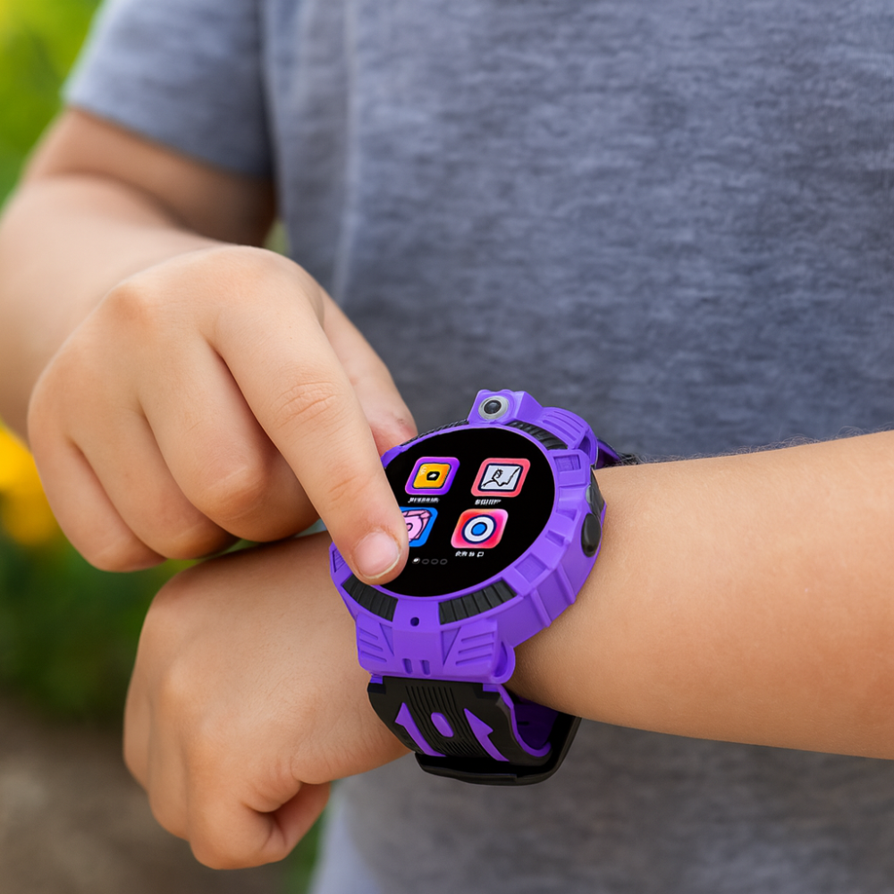 Montre Enfant Connectée avec Écran Tactile et Appareil Photo - Foivo