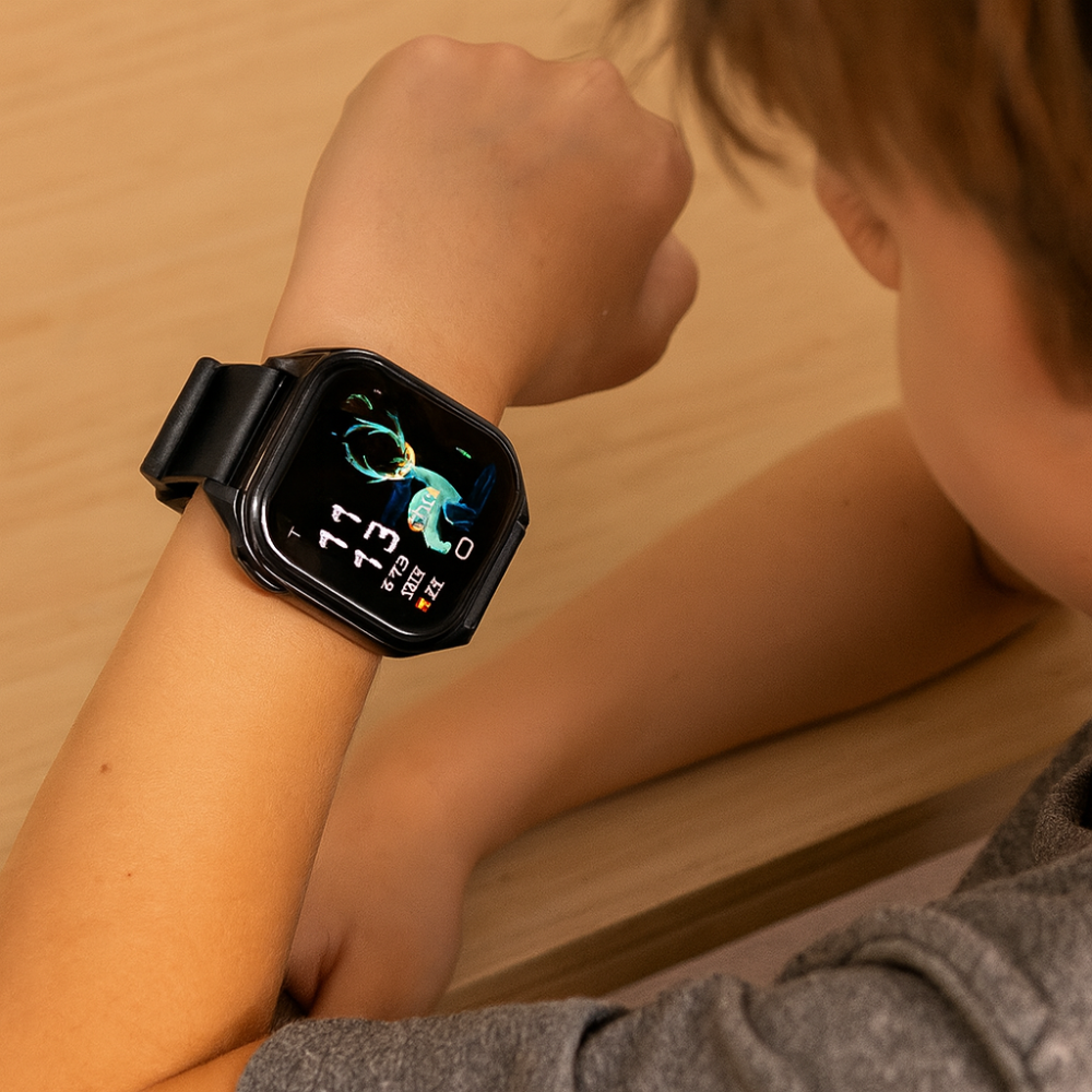 Montre Enfant Connectée avec Écran Tactile et Compte-Pas - Foivo