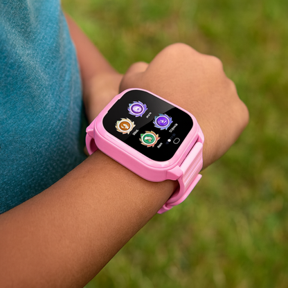 Montre Enfant Connectée avec Écran Tactile et Compte-Pas