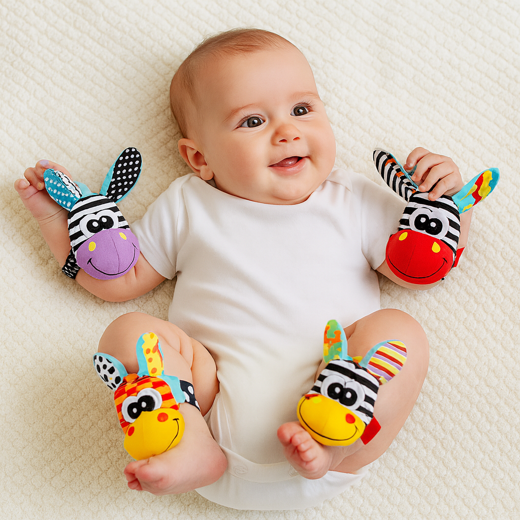 Jouets Sensoriels Bébé en Tissu Doux - BlxckFR