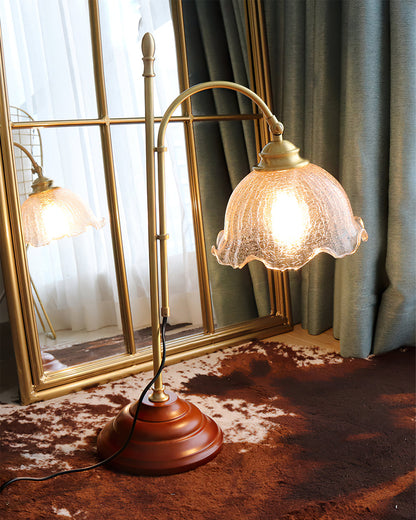Lampe de Table Élégante en Verre Décoratif