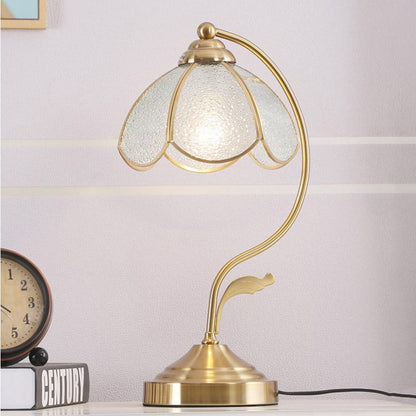 Lampe de Table en Verre Délicat | Chic et Raffinée
