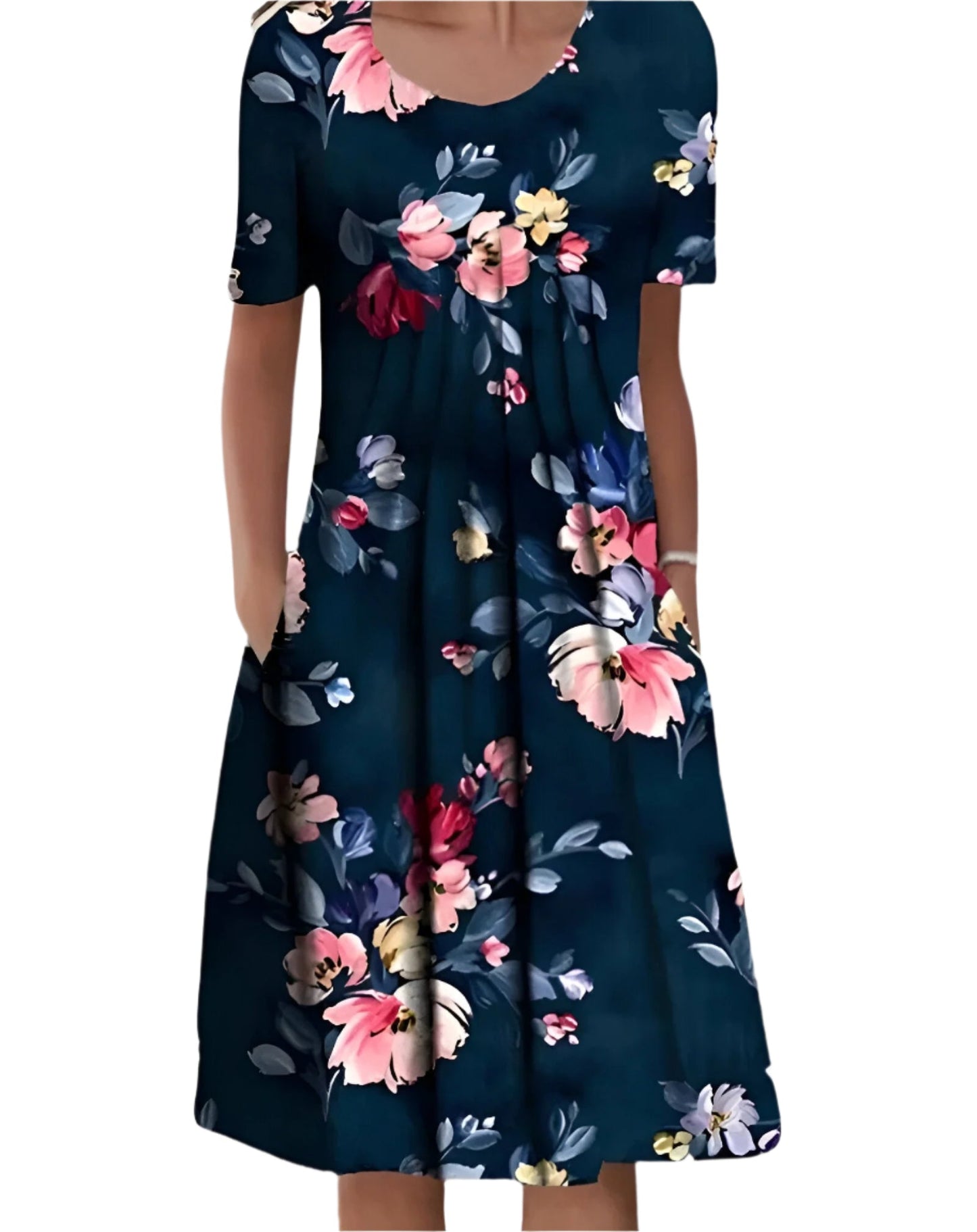 Robe Été Femme Fleurs Colorées