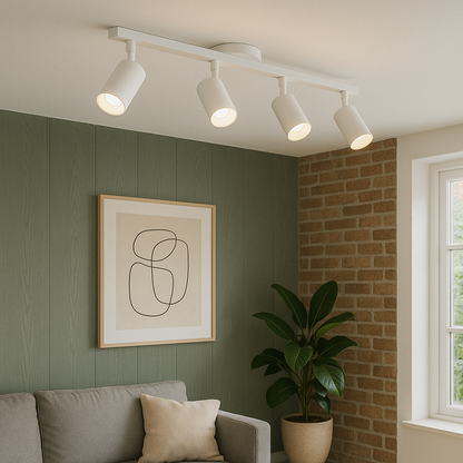 Lampe Plafond Élégante 4 Bras pour Intérieur Chic