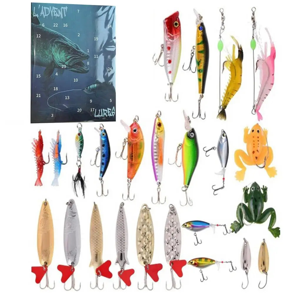 Calendrier de Pêche Avent pour Pêcheurs | Cadeau de Noël - BlxckFR