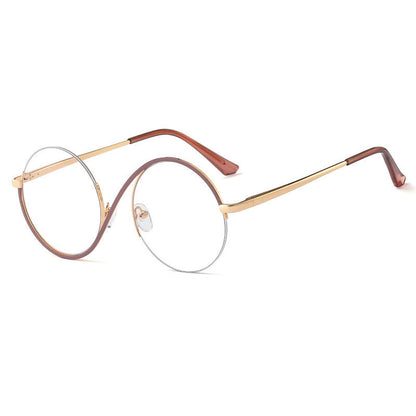 Lunettes Élégantes Demi-Rondes pour Un Style Urbain