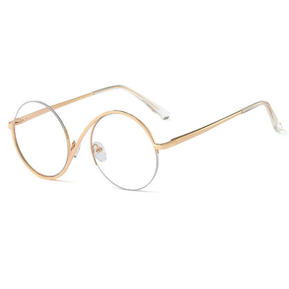 Lunettes Élégantes Demi-Rondes pour Un Style Urbain