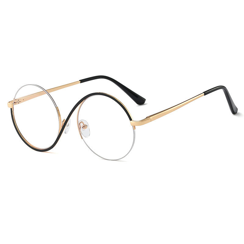 Lunettes Élégantes Demi-Rondes pour Un Style Urbain