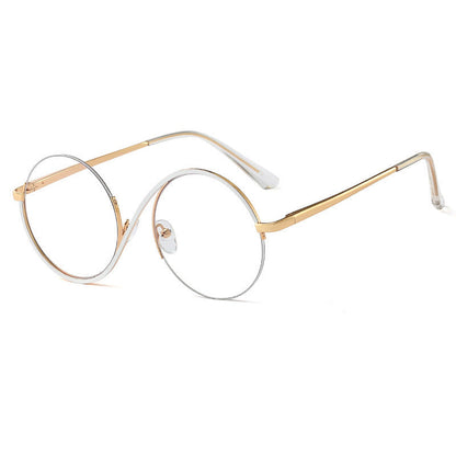 Lunettes Élégantes Demi-Rondes pour Un Style Urbain