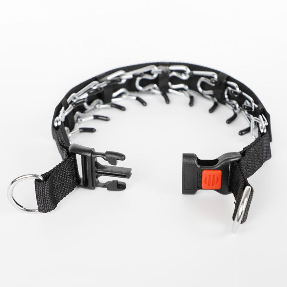 Collier d'entraînement réglable en nylon robuste pour chiens