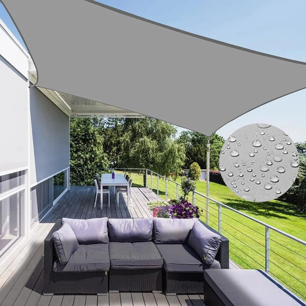 Voile d'ombrage extérieur carré et rectangulaire résistant aux UV 0