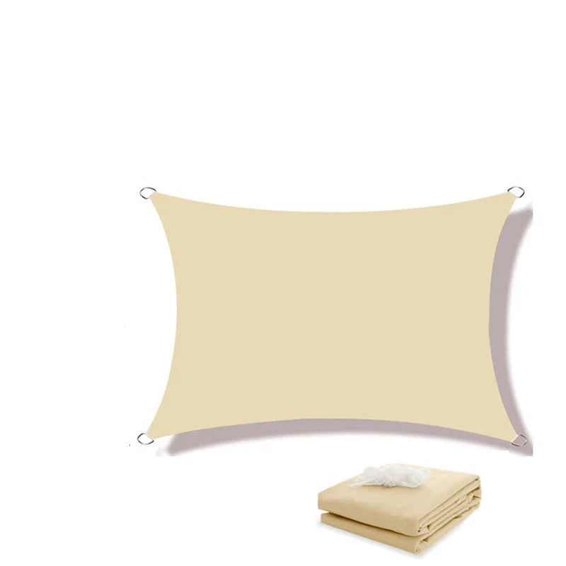 Voile d'ombrage extérieur carré et rectangulaire résistant aux UV 8