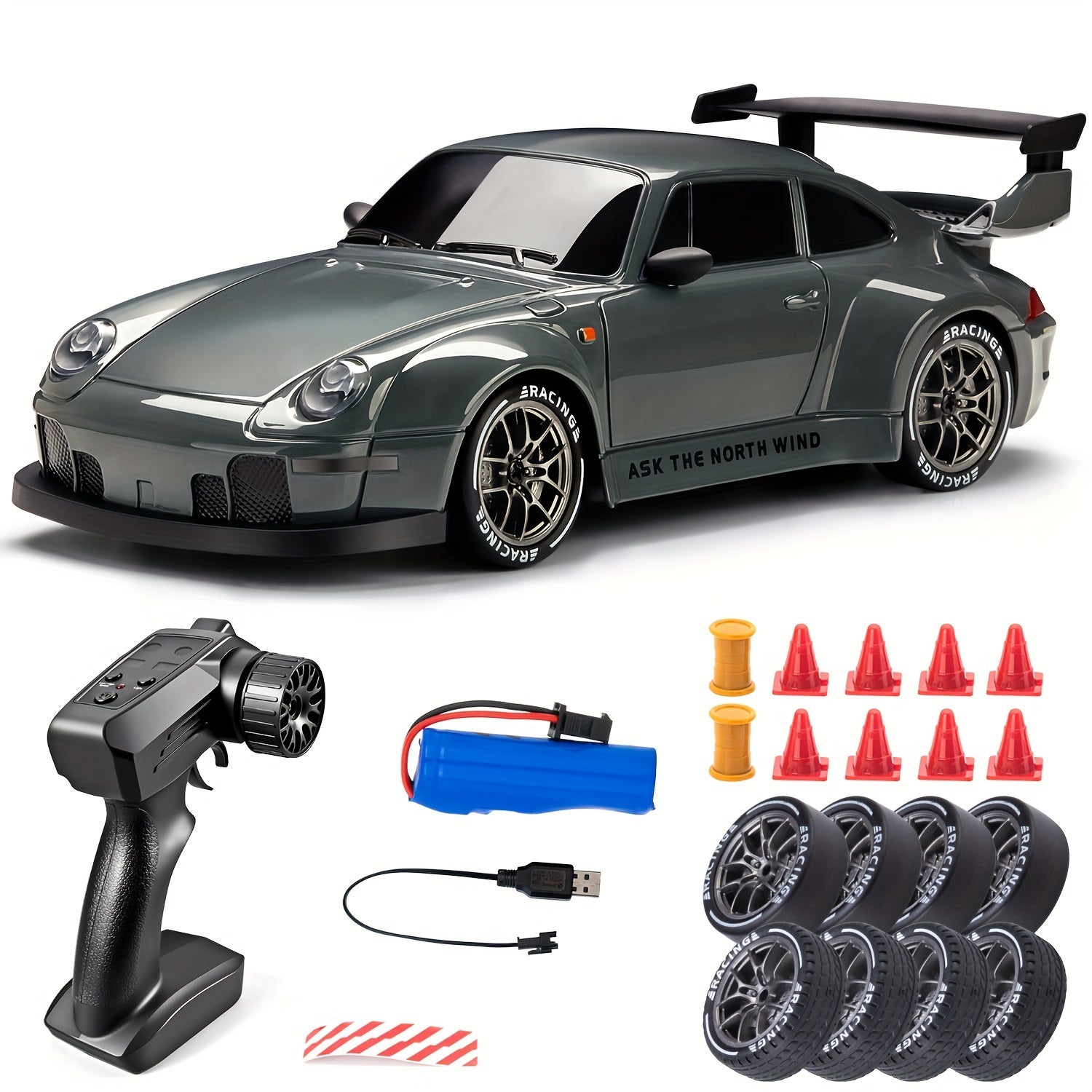 Voiture RC Sport Drift Radiocommandée Rechargeable - blxckfr