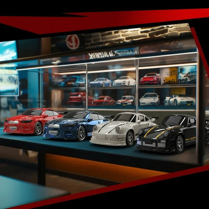 Voiture de Dérive Télécommandée Compacte 1:64 2