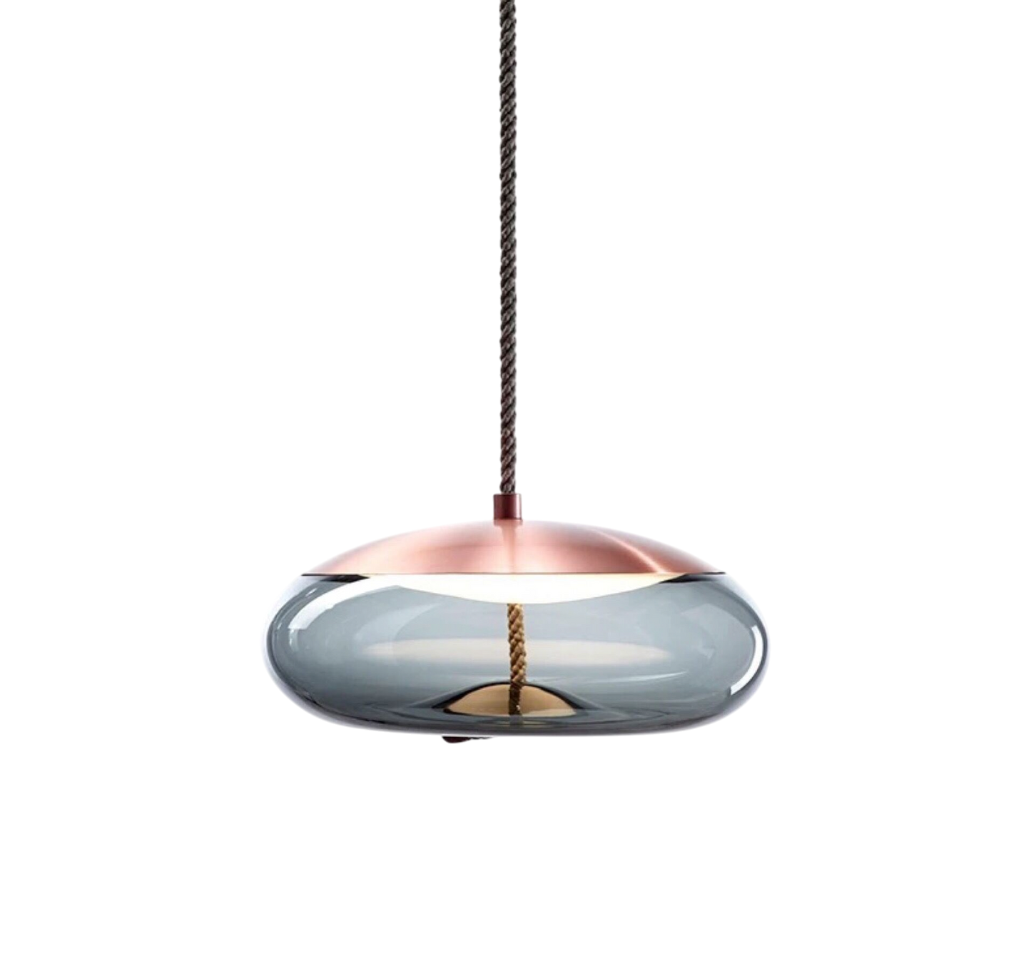 Lampe Suspendue Élégante en Doré