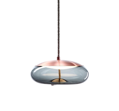 Lampe Suspendue Élégante en Doré