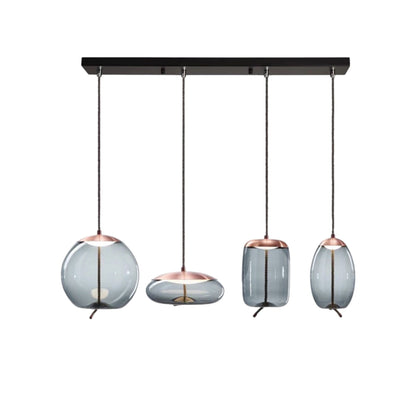 Lampe Suspendue Élégante en Doré