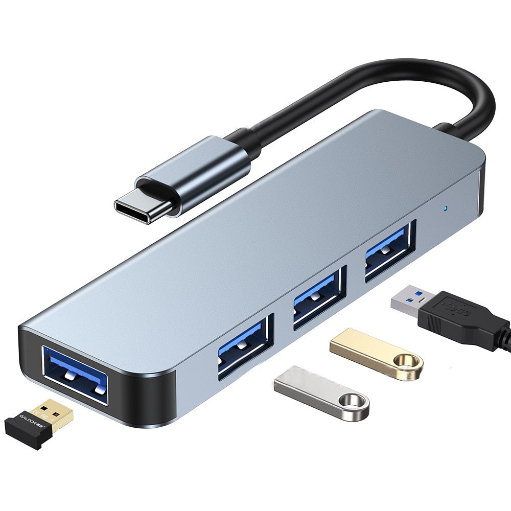 Concentrateur USB-C Compact 4K HDMI et Charge Rapide - Foivo