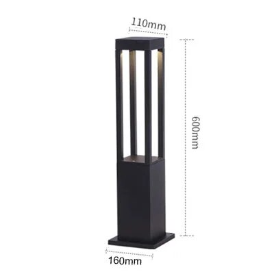 Lampe Solaire de Jardin Élégante - Éclairage Extérieur Économique