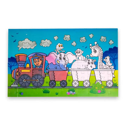 Jeu d'Enfant Éducatif Blocs Bois 3D