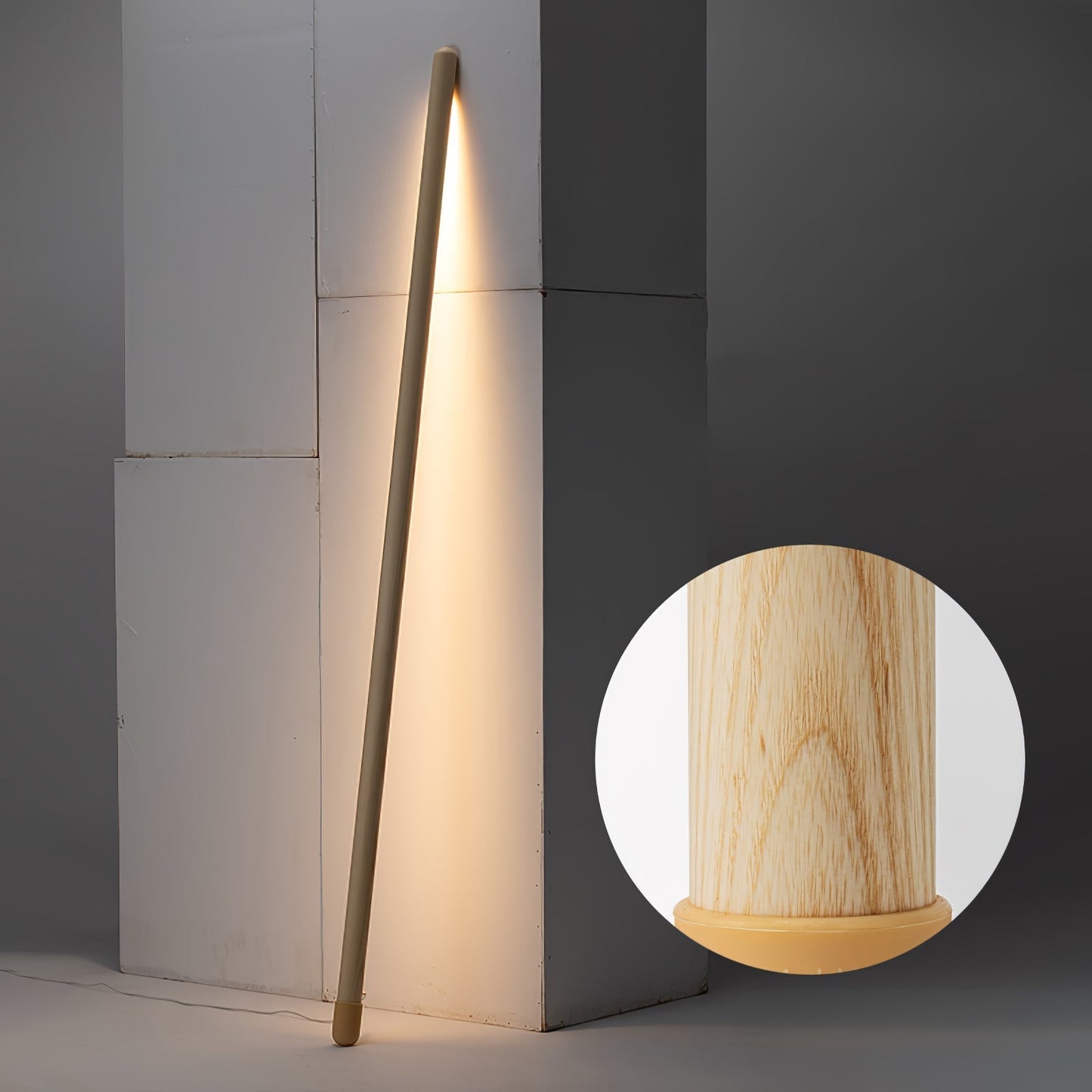 Lampe de Sol Élégante et Compacte