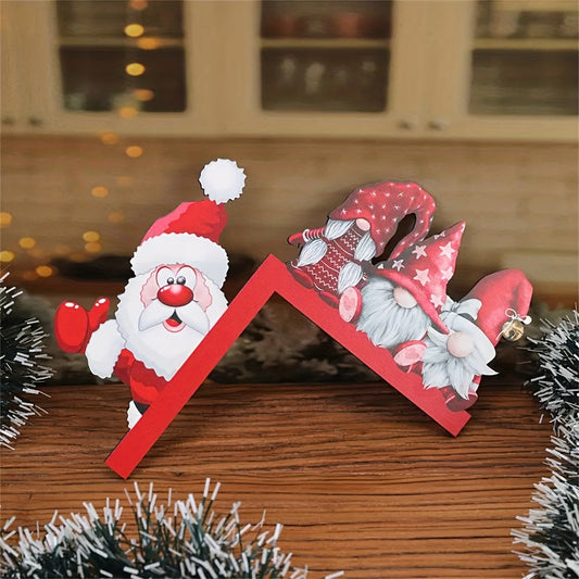 Décoration Murale Noël Renne du Père Noël Cadre de Porte Fête - BlxckFR