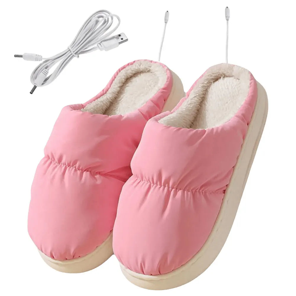 Chaussons Électriques Chauffants Hiver Douillet