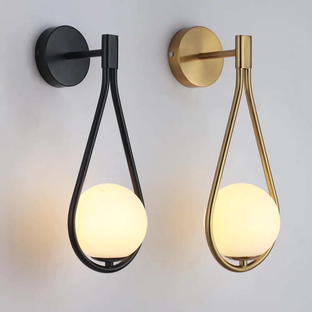 Lampe Murale Moderne en Verre - Décor Intérieur Chic et Élégant - Foivo