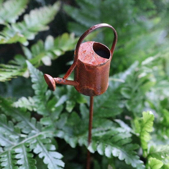 Décoration Jardin Fée Miniature en Métal