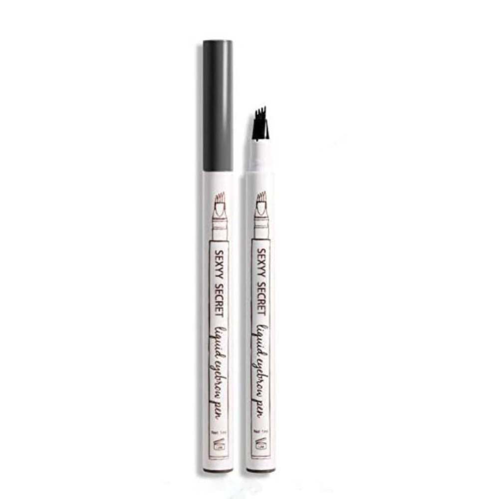 Crayon à Sourcils Waterproof | Stylo à 4 Mini-Pointes pour Un Look Naturel