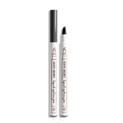 Crayon à Sourcils Waterproof | Stylo à 4 Mini-Pointes pour Un Look Naturel
