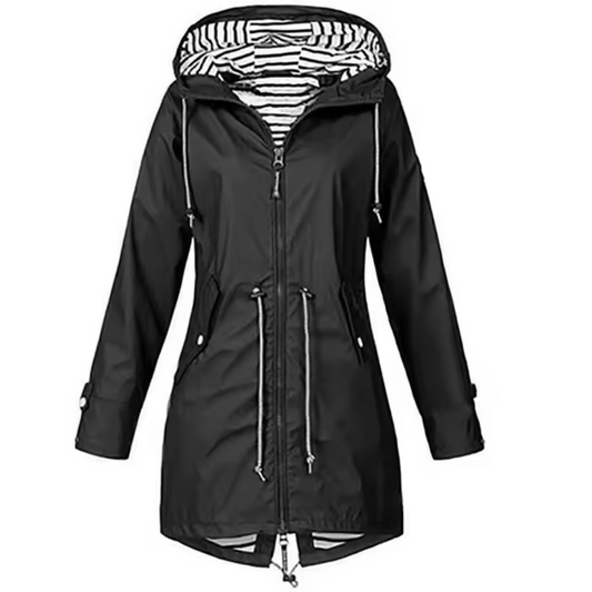 Manteau imperméable à capuche - Vêtement de pluie chaud et léger - Foivo
