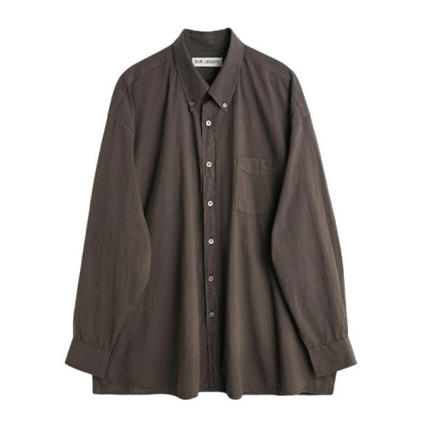 Chemise Lin en Coton Décontractée Classique