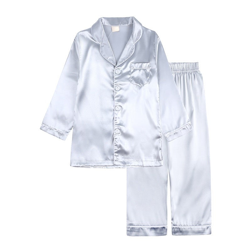 Ensemble de Pyjama En Soie Doux pour Enfants