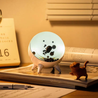Enceinte Bluetooth Écran Liquide Futuriste