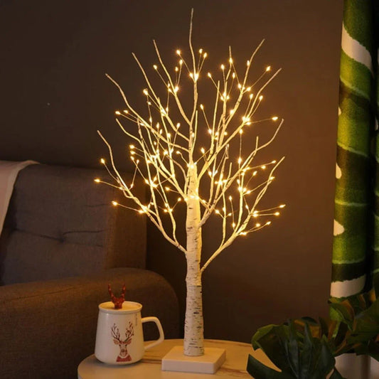 Lampe de Table LED Arbre Décoratif Bois - BlxckFR