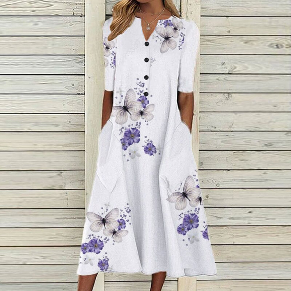 Robe Été Florale Chic et Légère - Foivo