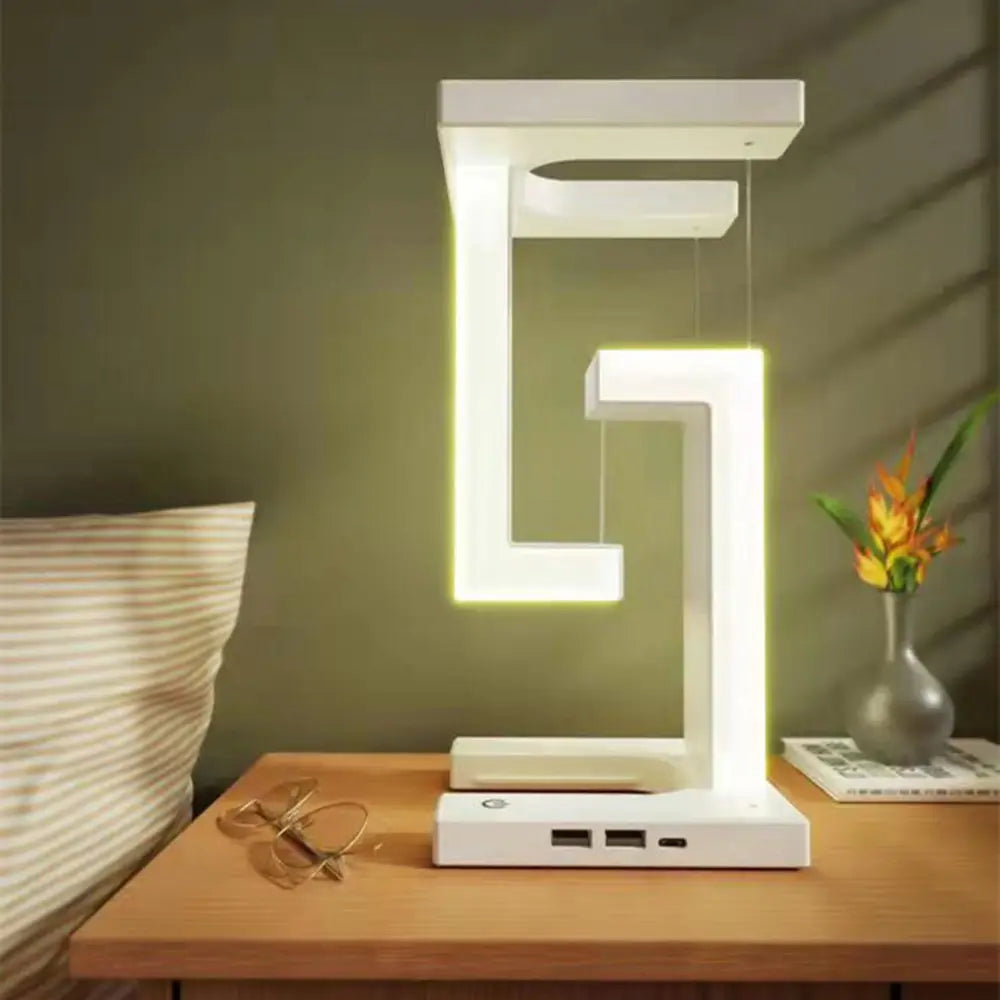Lampe de Bureau LED Élégante avec Chargement Sans Fil - BlxckFR