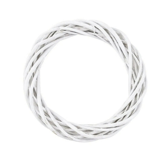 Guirlande de Noël en Rotin Blanc - Foivo